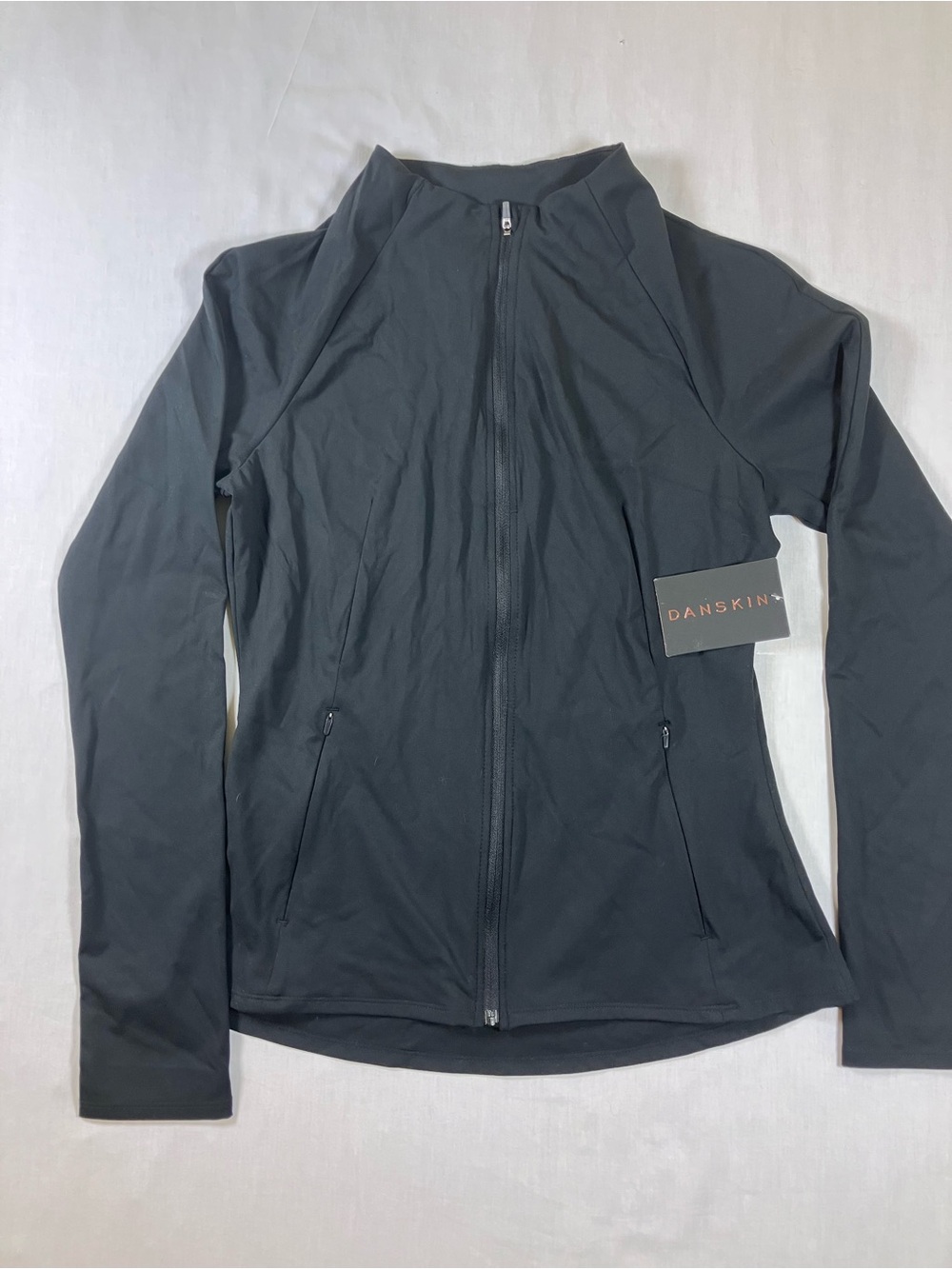 Danskin Black Women's Zip-Up Athletic Jacket